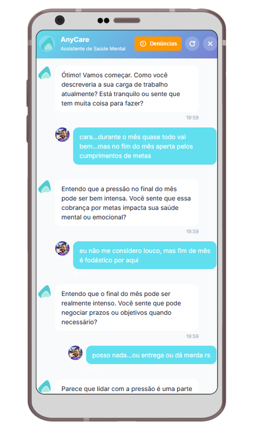 Chat no Celular